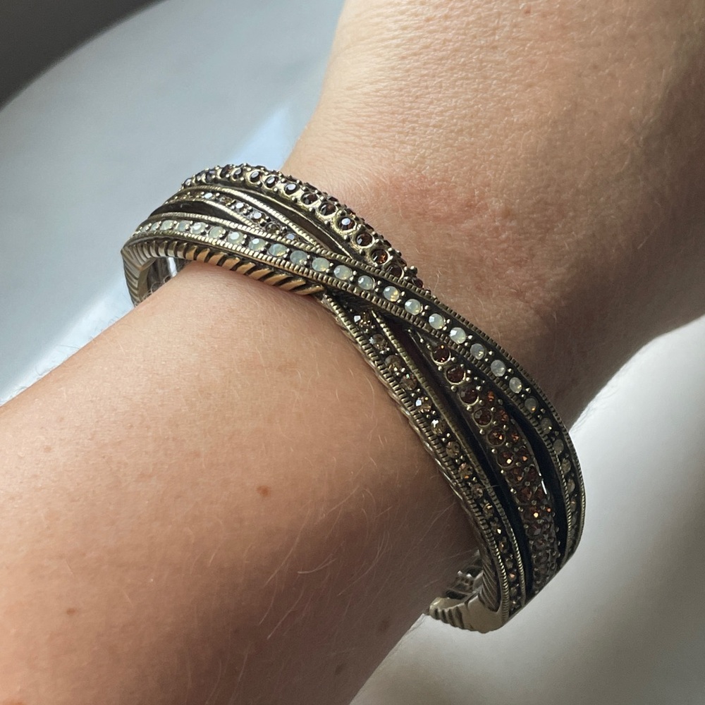 Heidi Daus Classic Kiss Crystal Deco Bracelet